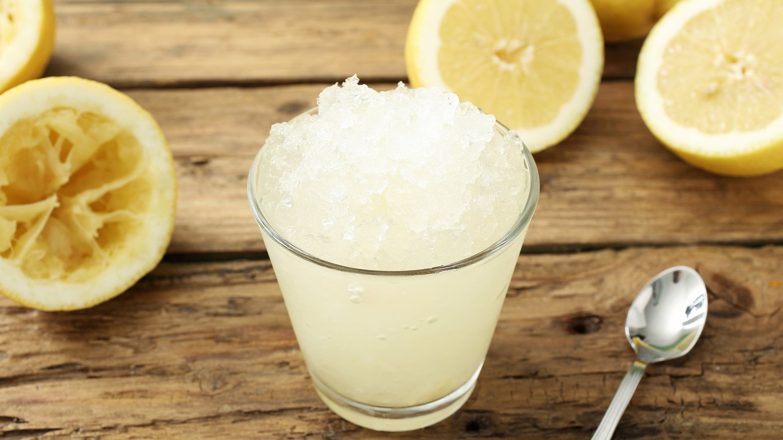 Cómo preparar un granizado de limón