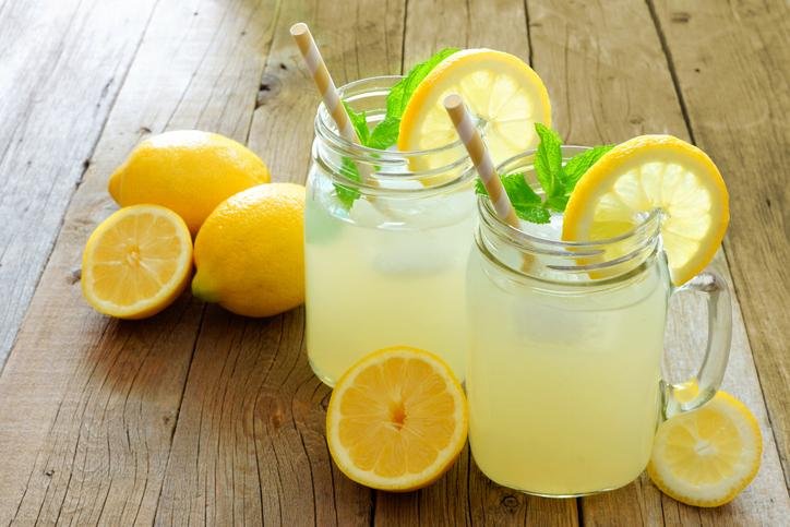 Receta de limonada casera sin azúcar