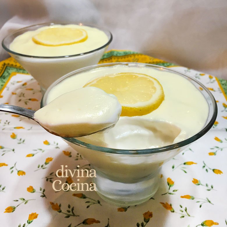 Receta de mousse de limón casera fácil y rápida